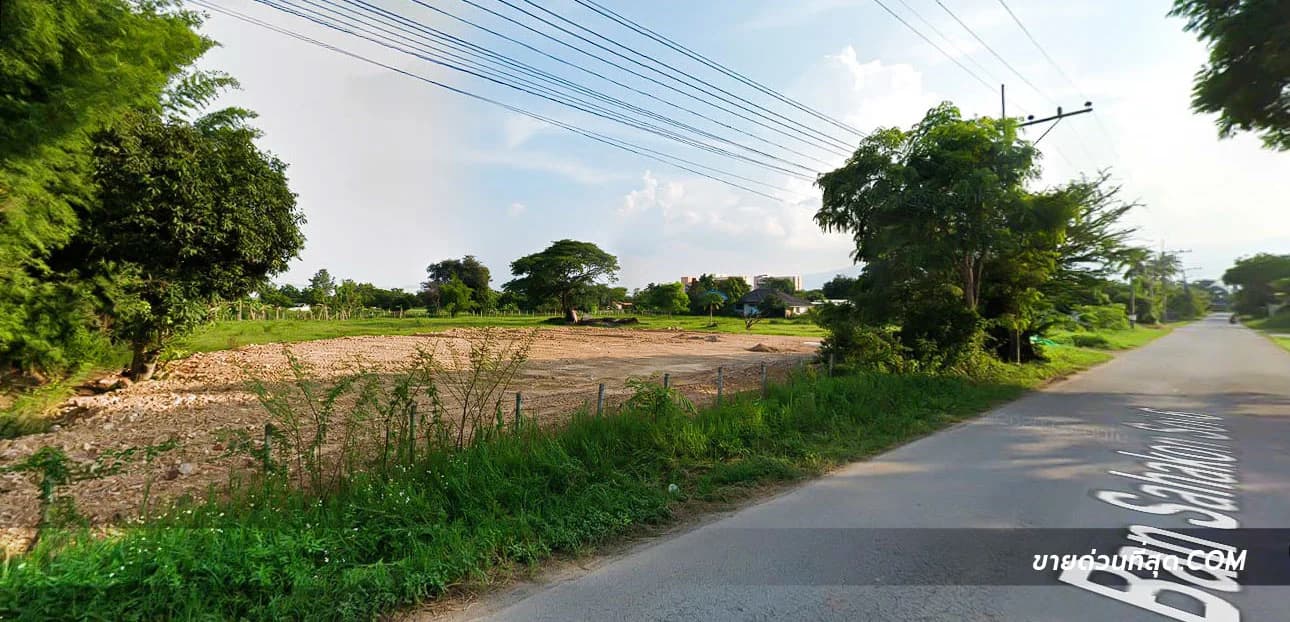 ขายที่ดิน อ.สันทราย จ.เชียงใหม่( ใกล้ รพ.สันทราย และ ม.แม่โจ้) เนื้อที่ 5 ไร่ 1