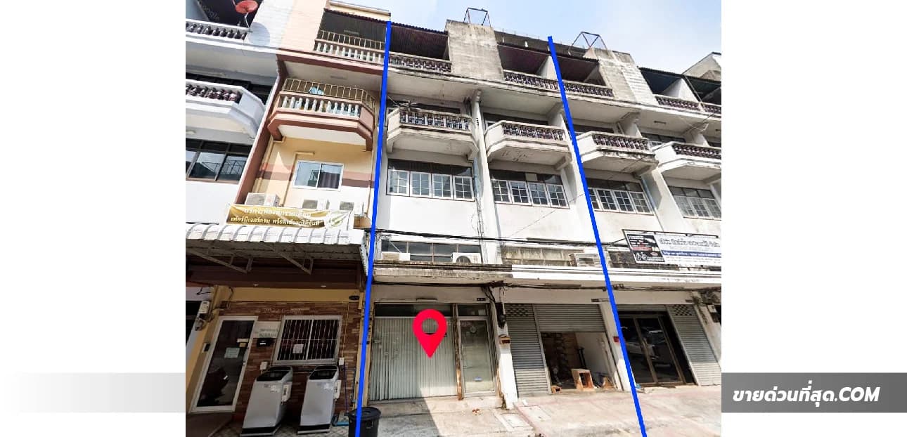 ขายอาคารพาณิชย์ 4 ชั้น ใกล้ ถ.พหลโยธิน ซ. 48 เนื้อที่ 49 ตร.ว. 1