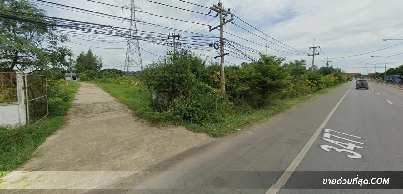 ขายที่ดิน ติดถนนหมายเลข 3477 (ใกล้พระราชวังบางปะอิน) เนื้อที่ 15 ไร่ 26 ตร.ว. 3