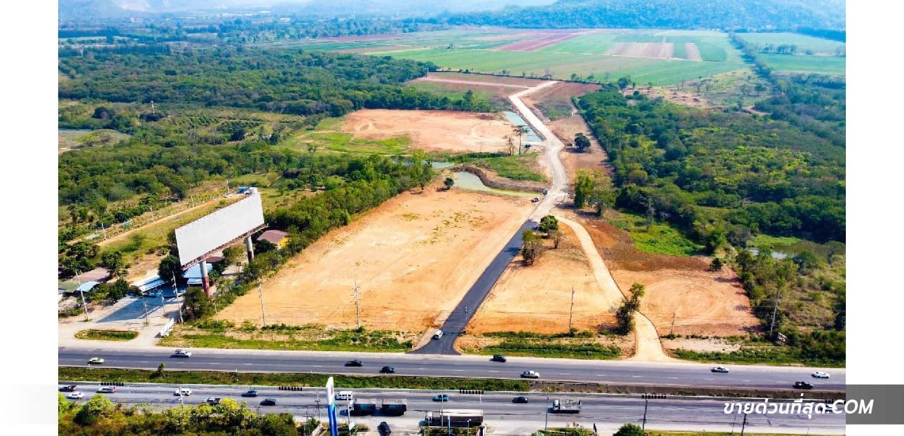 ขายที่ดินติดถนนมิตรภาพขาเข้ากทม. ใกล้ฟาร์มโชคชัย เนื้อที่ 90 ไร่ 2 งาน 3.4 ตร.ว. 1