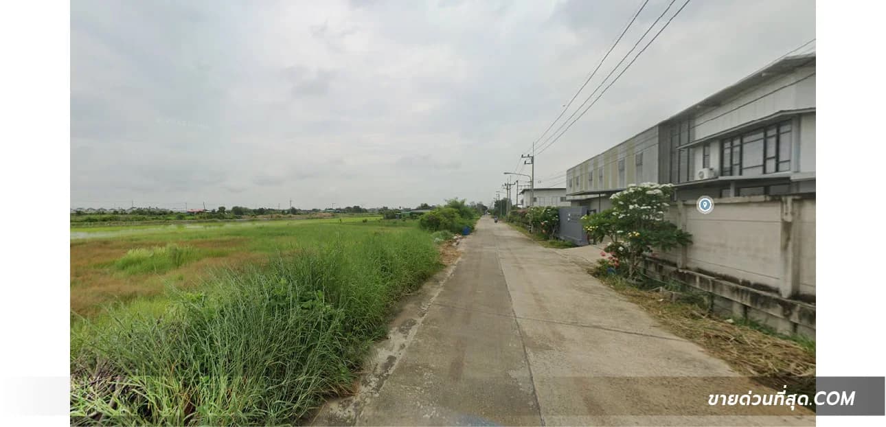 ขายที่ดินติดถนน ซ.ลำลูกกา 97 (บึงคำพร้อย8) เนื้อที่ 2 ไร่ 4