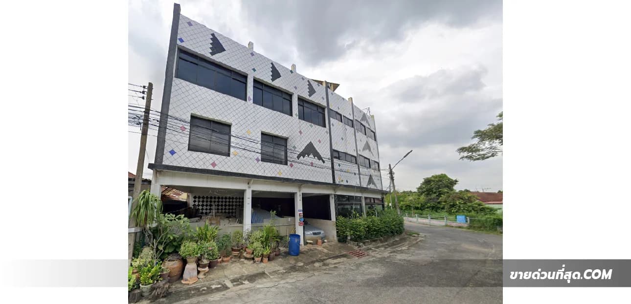ขายอาคารพาณิชย์ 3 ชั้นพร้อมบ้านเนื้อที่ 125 วา หมู่บ้านวังทองฯ หลังเซียร์รังสิต 1