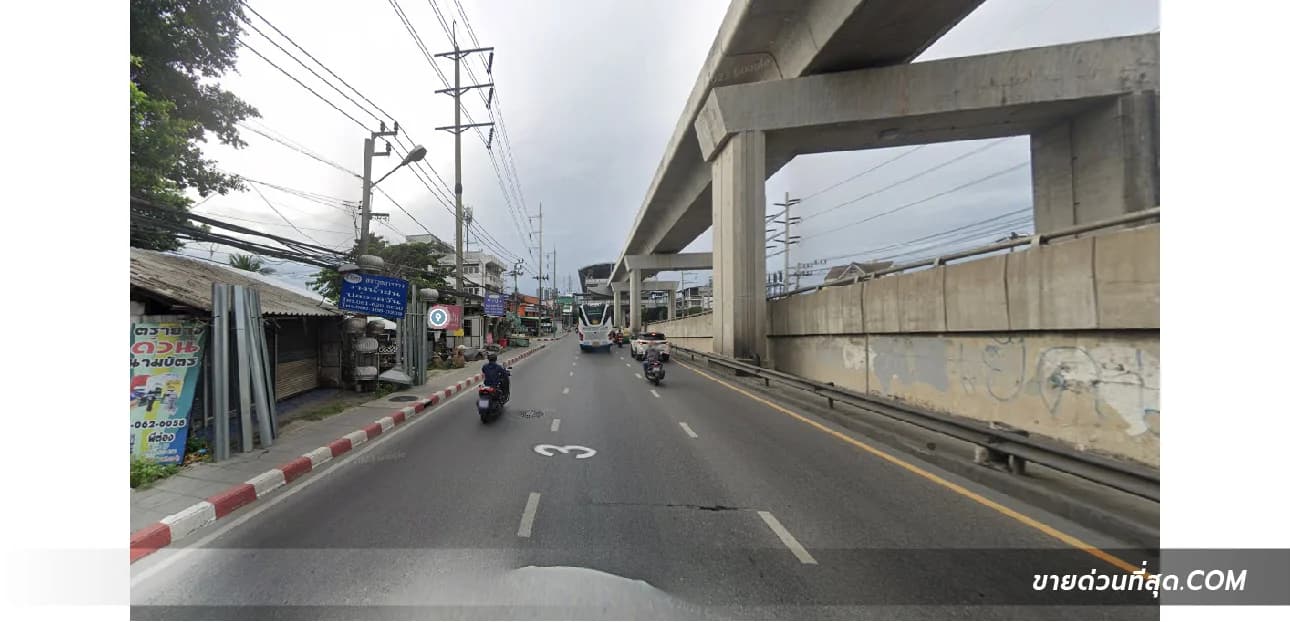 ขายที่ดิน 102 ตร.ว. ติด ถ.สุขุมวิท ซ.เทศบาล 43 ใกล้BTS ศรีนครินทร์ 4