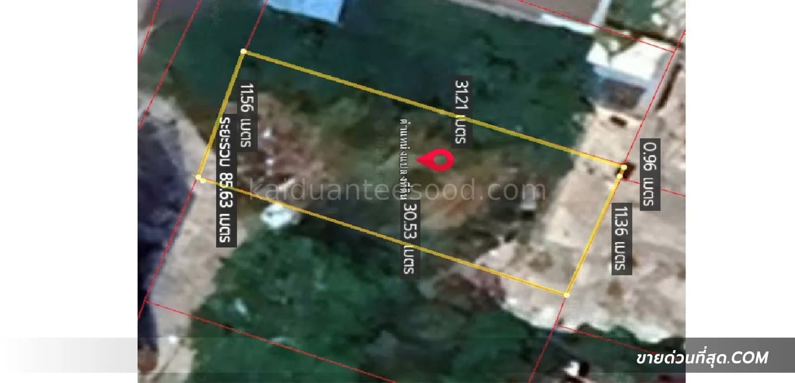 Land for sale adjacent to Bang Kaeo Municipal Road, Khlong Bang Bang, Samut Prakan Province. Area: 92 square wah. 2