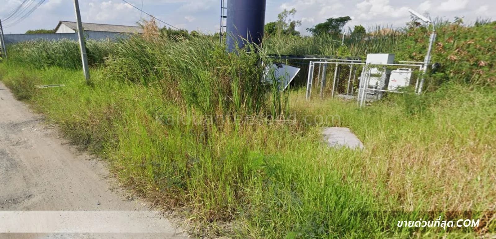 Land for sale adjacent to Bang Kaeo Municipal Road, Khlong Bang Bang, Samut Prakan Province. Area: 92 square wah. 3