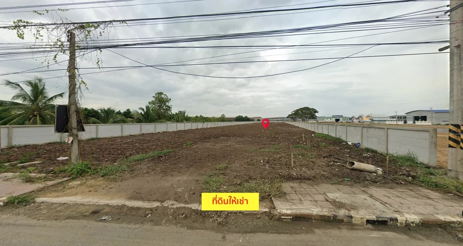 ให้เช่า ที่ดิน 4 ไร่ 3 งาน 94.8 ตร.ว. ติด ถ.บางกรวย-ไทรน้อย ใกล้ Big-C ไทรน้อย 2