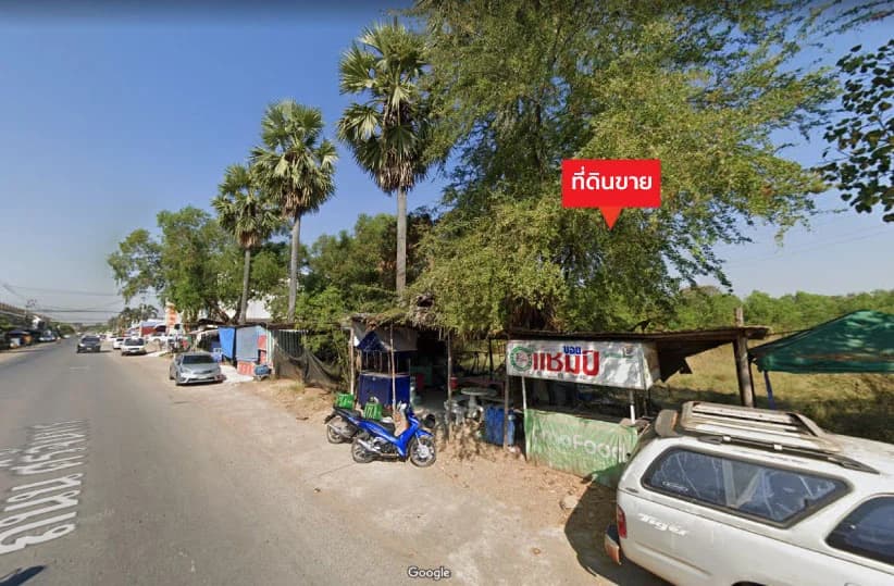 Land 11 rai 0 ngan 88.7 sq.wah. Next to Srichan Road. 5