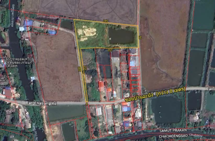 Land 5 rai 1 ngan 48 sq.wah., Bangkok-Chonburi Road (New Line), Soi Ba 5