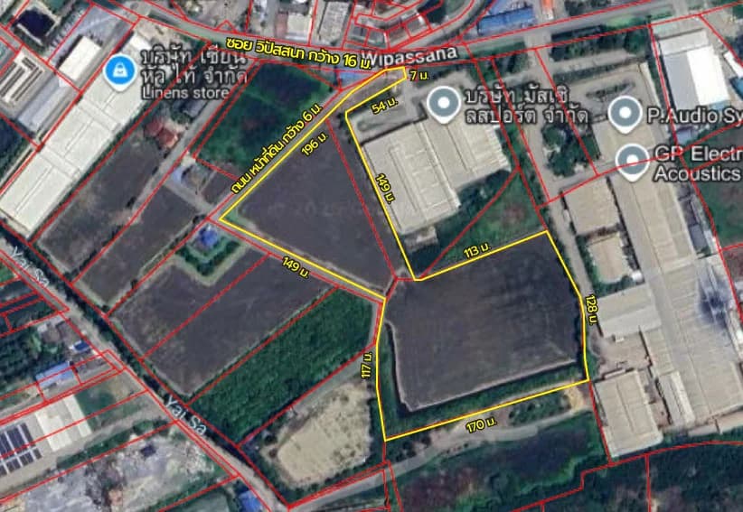 ขายที่ดิน 19 ไร่ 2 งาน 42.5 ตร.ว. ซอยวิปัสสนา ใกล้ สนง.เทศบาลตำบลบางกระทึก 5