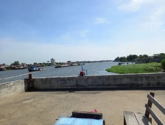 ขายที่ดินพร้อมสิ่งปลูกสร้าง 7 ไร่ 3 งาน 78 ตร.ว. ด้านหลังติดแม่น้ำเจ้าพระยา 3