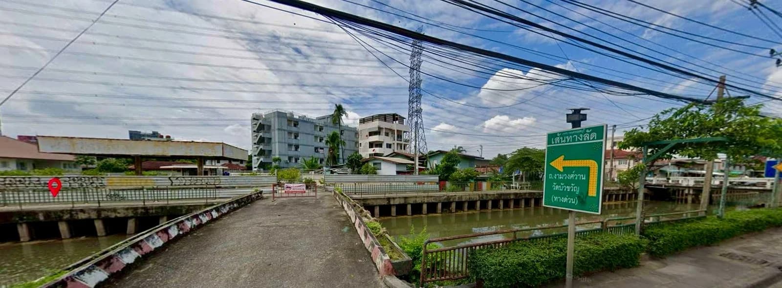 ขายที่ดิน 388.4 ตร.ว. ถ.เลียบคลองประปา ระหว่าง ซอยประชาชื่นนนทบุรี 1 และ ซอย 2 3
