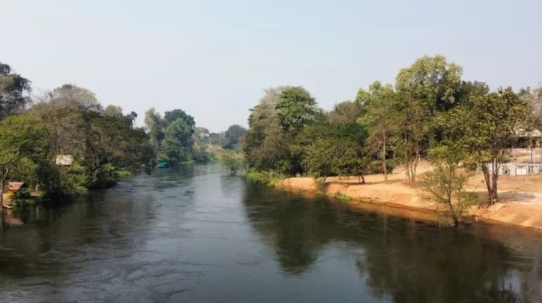 Land for Sale on the Kwai Yai River, Area 44 Rai 0 Ngan 2.7 Sq.Wah, Ne 5