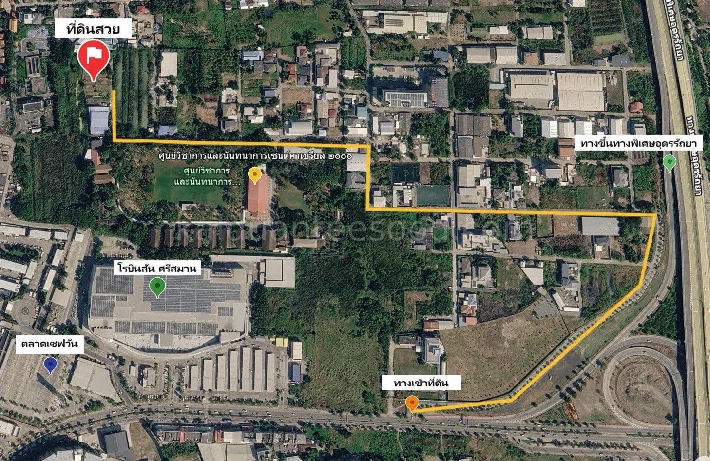 Land for Sale, 1 Rai 0 Ngan 3.2 Sq.wah, Near Saint Gabriel 2000 Academ 5